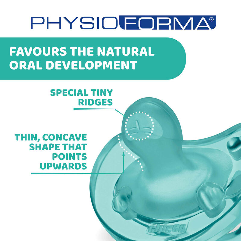 PhysioForma Soft 16-36m pacifier Blue - 1 PC (100% silicone) image number null